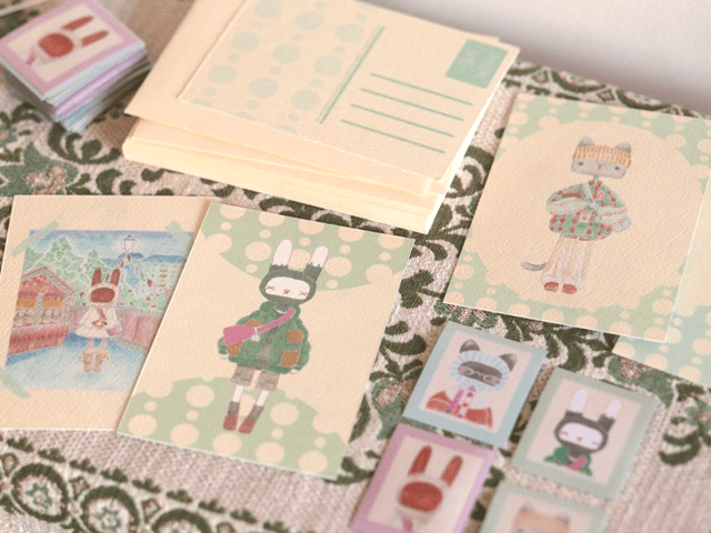 'Cassie' postcard