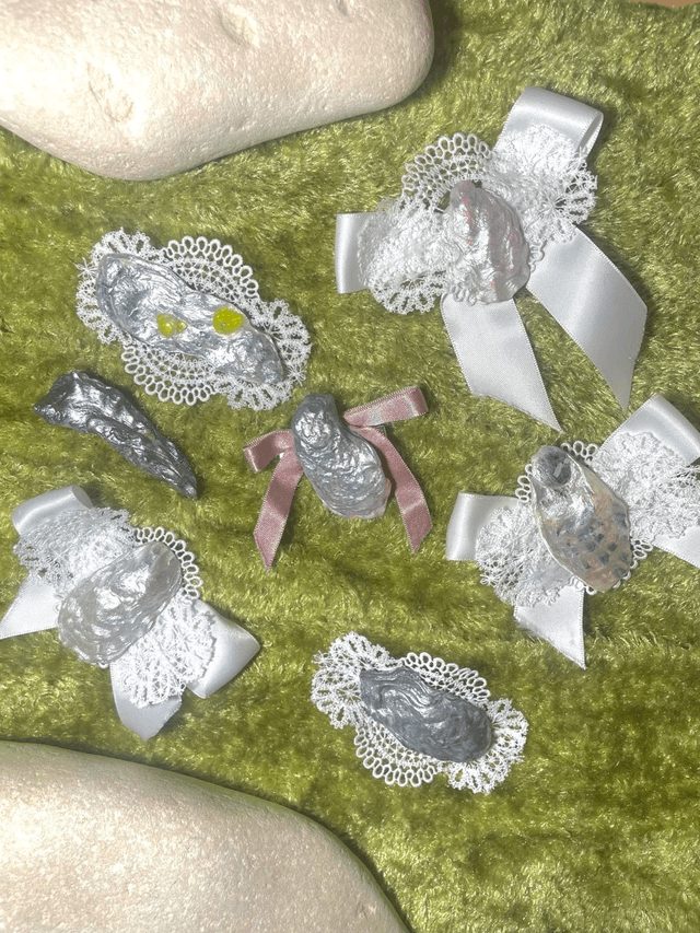 'douce écume' hairclip