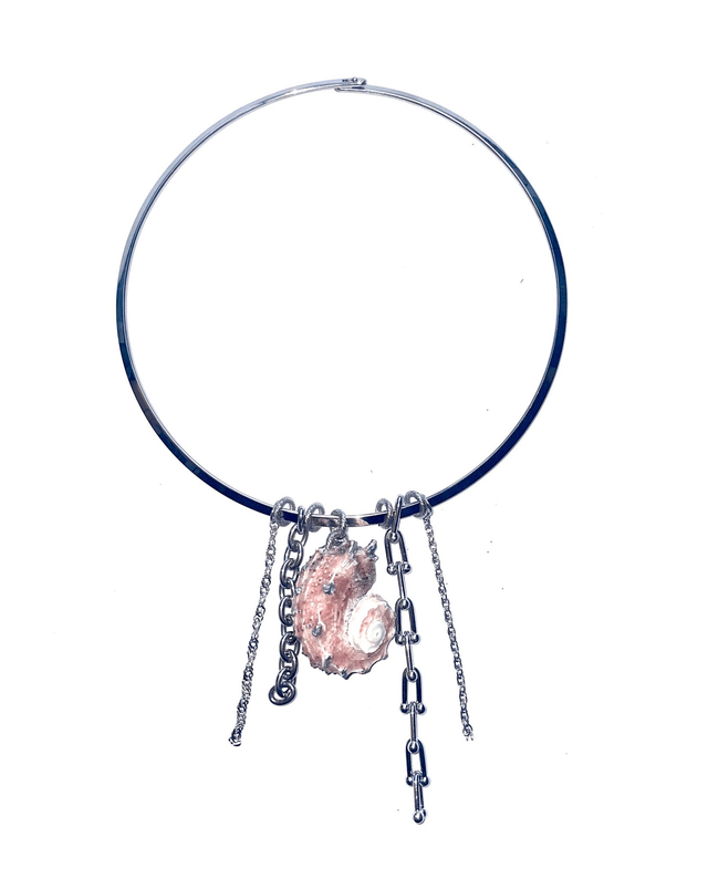 'silver fall' necklace