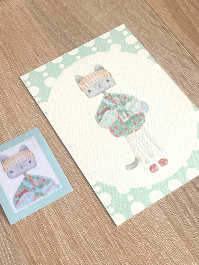'Victor' postcard