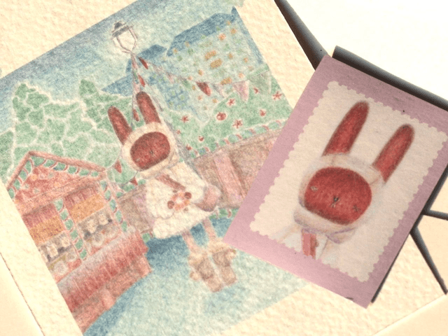 'Cassie' postcard