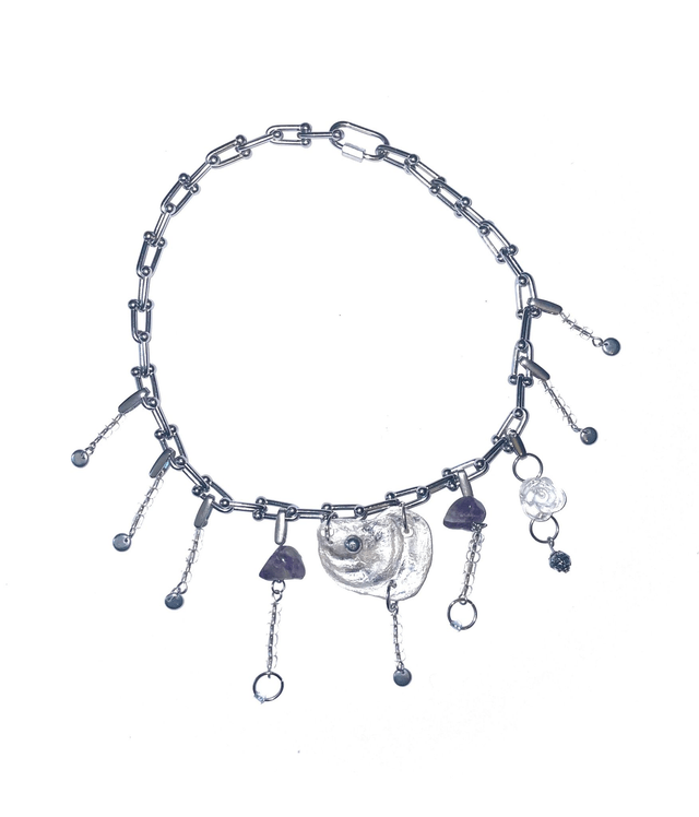 'cyber mermaid' neclace