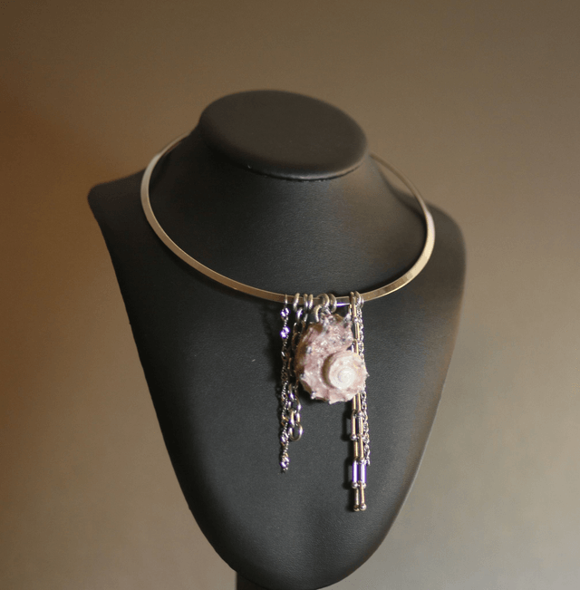 'silver fall' necklace