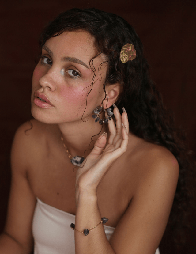 'gold' hairclip