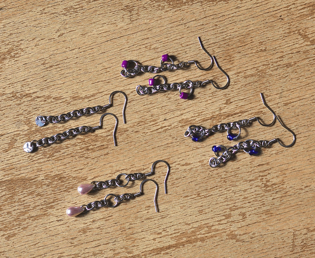 'cyber mermaid #7' earrings