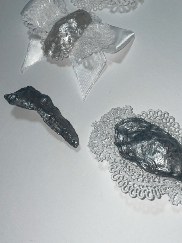 'douce écume' hairclip