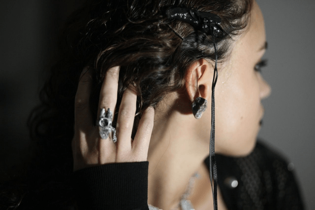 'eclipse' earrings