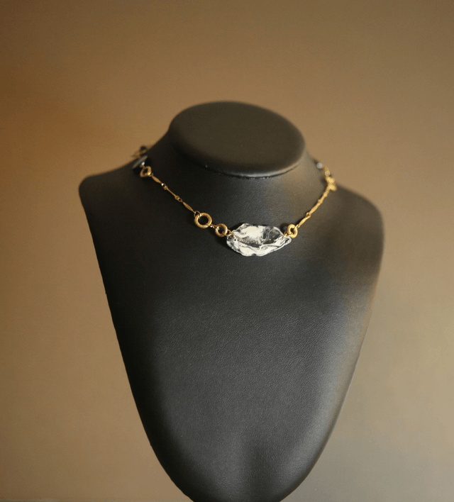 'moon stone' necklace