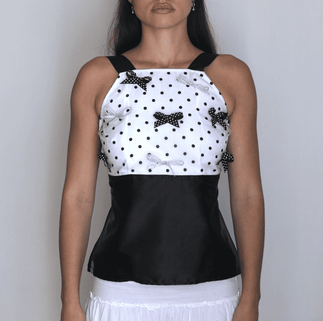 bows backless top XS-S
