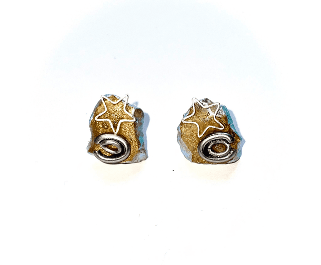 &#039;magician stone&#039; earrings