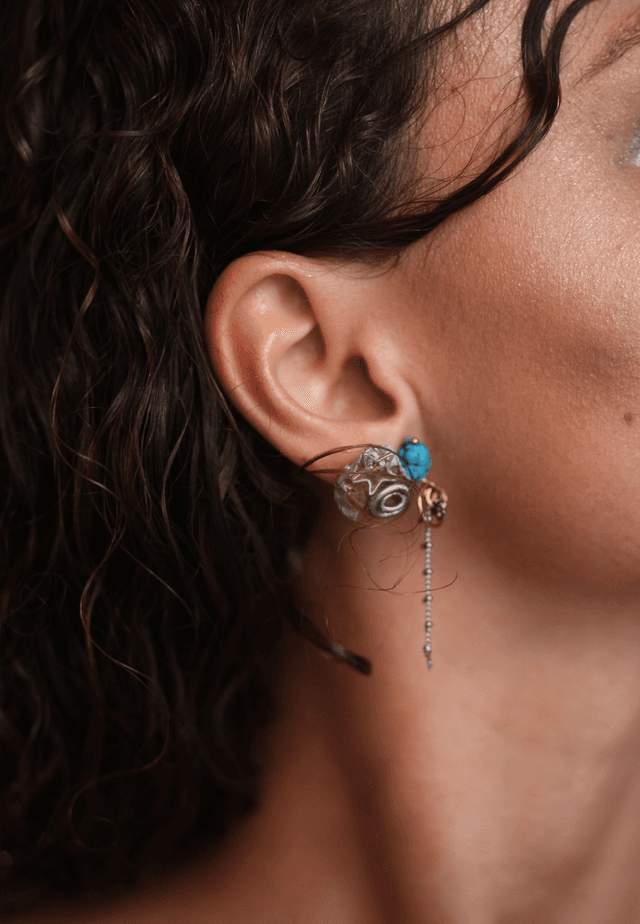 &#039;pepite&#039; earrings
