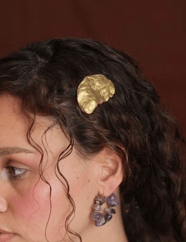 &#039;gold&#039; hairclip