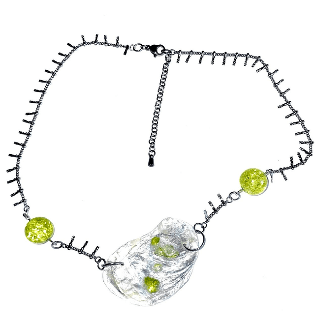 &#039;écume satinée&#039; necklace
