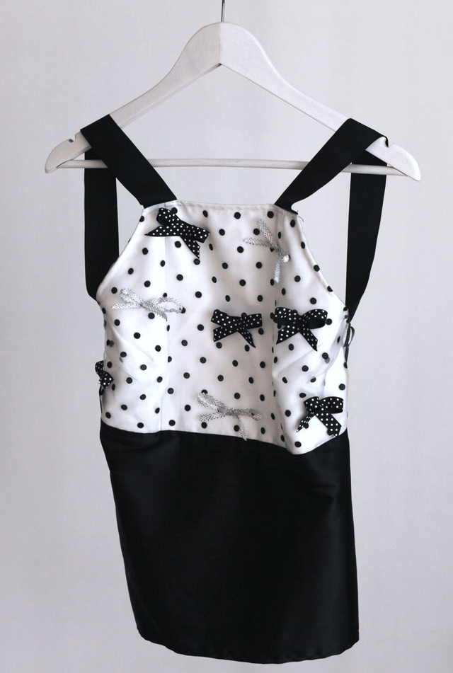 bows backless top XS-S