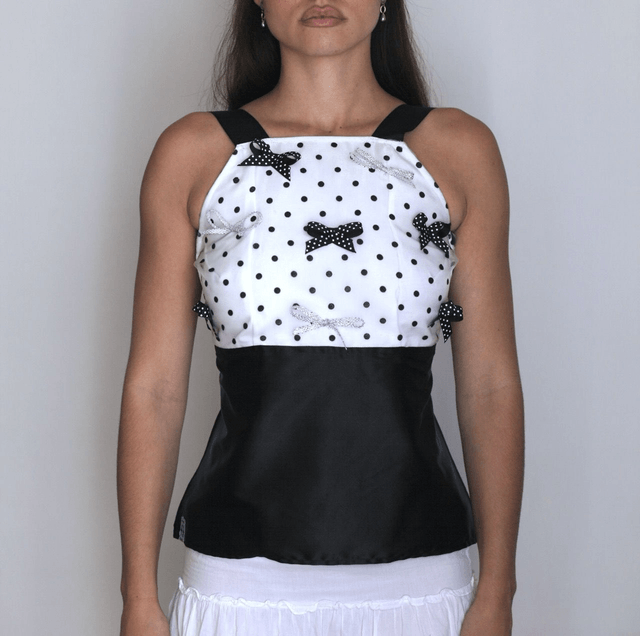 bows backless top XS-S