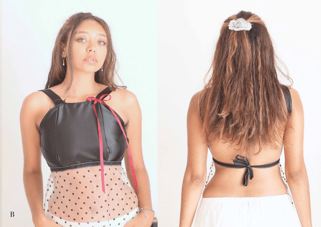 dots backless top S-M