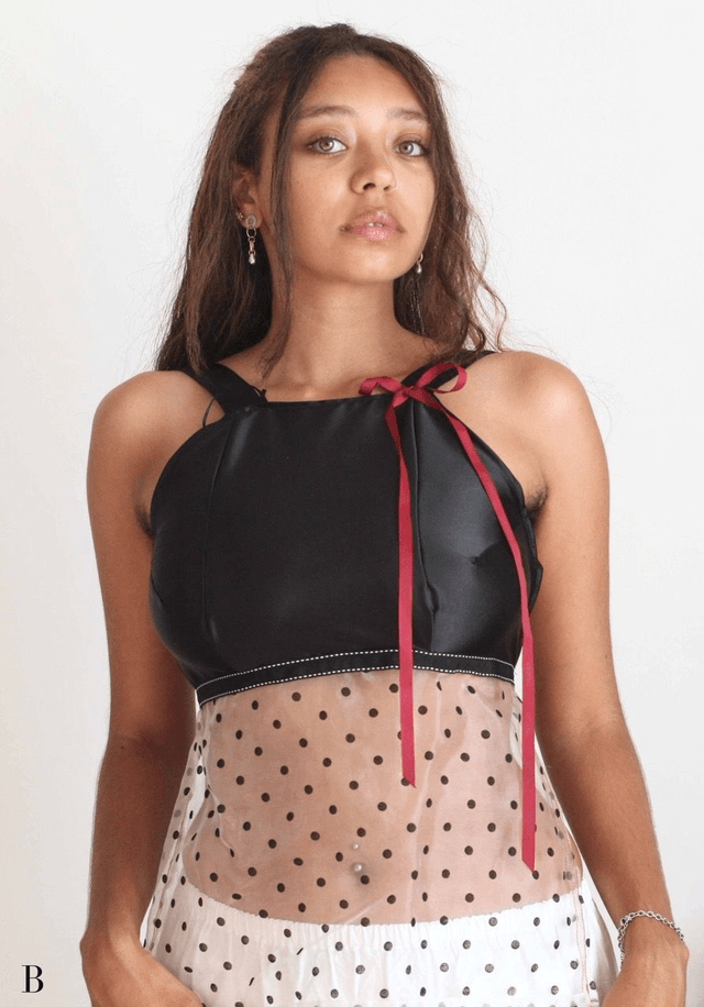 dots backless top S-M