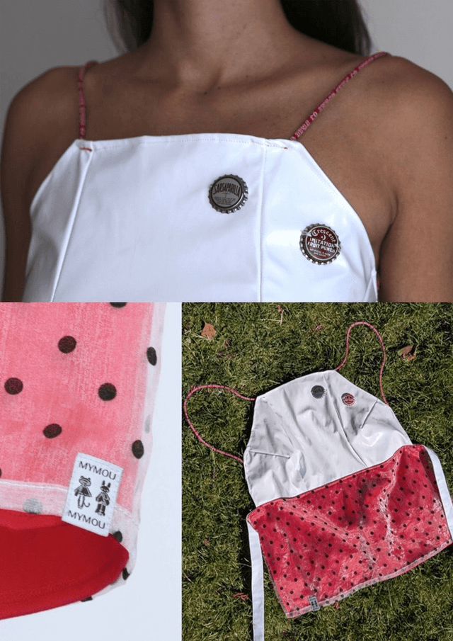 ladybug backless top M-L