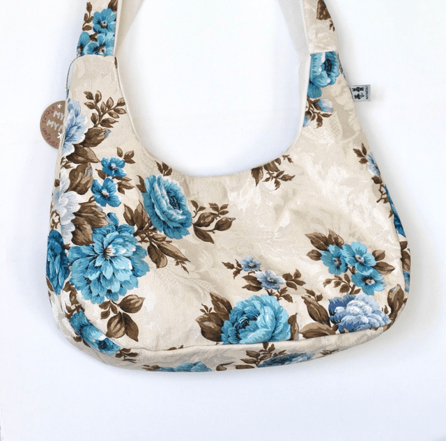 flower reversible shoulder bag