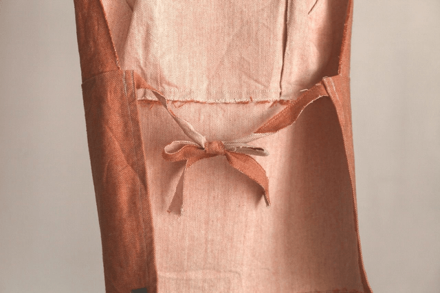 orange backless top XS- S/M