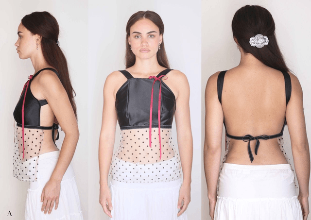 dots backless top S-M