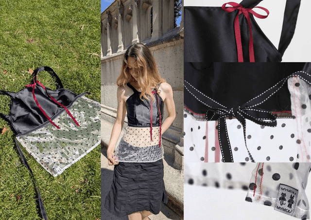 dots backless top S-M